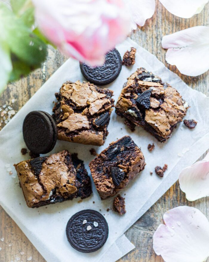 Brownies al cioccolato e biscotti vaniglia e cacao VEGAN [9 pezzi]